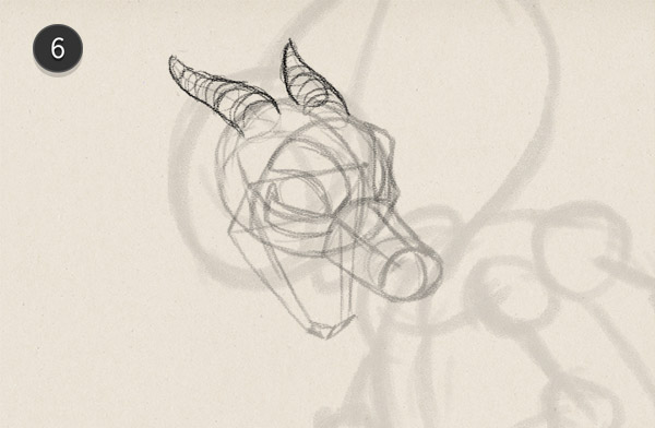 600x392 create zombie dragon concept art design and sketch - Drawing Concept Art