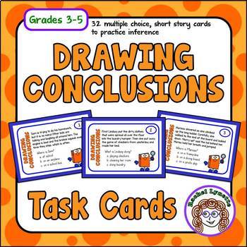 350x350 drawing conclusions task cards - Drawing Conclusions