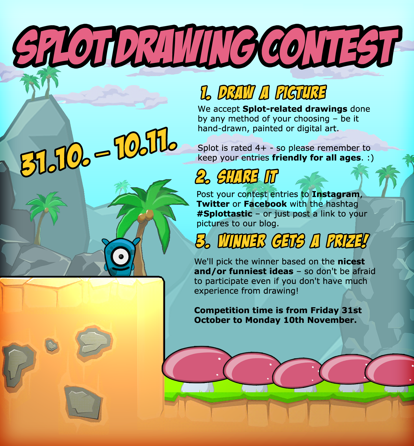 1427x1536 splot drawing contest frozenbyte - Drawing Contest