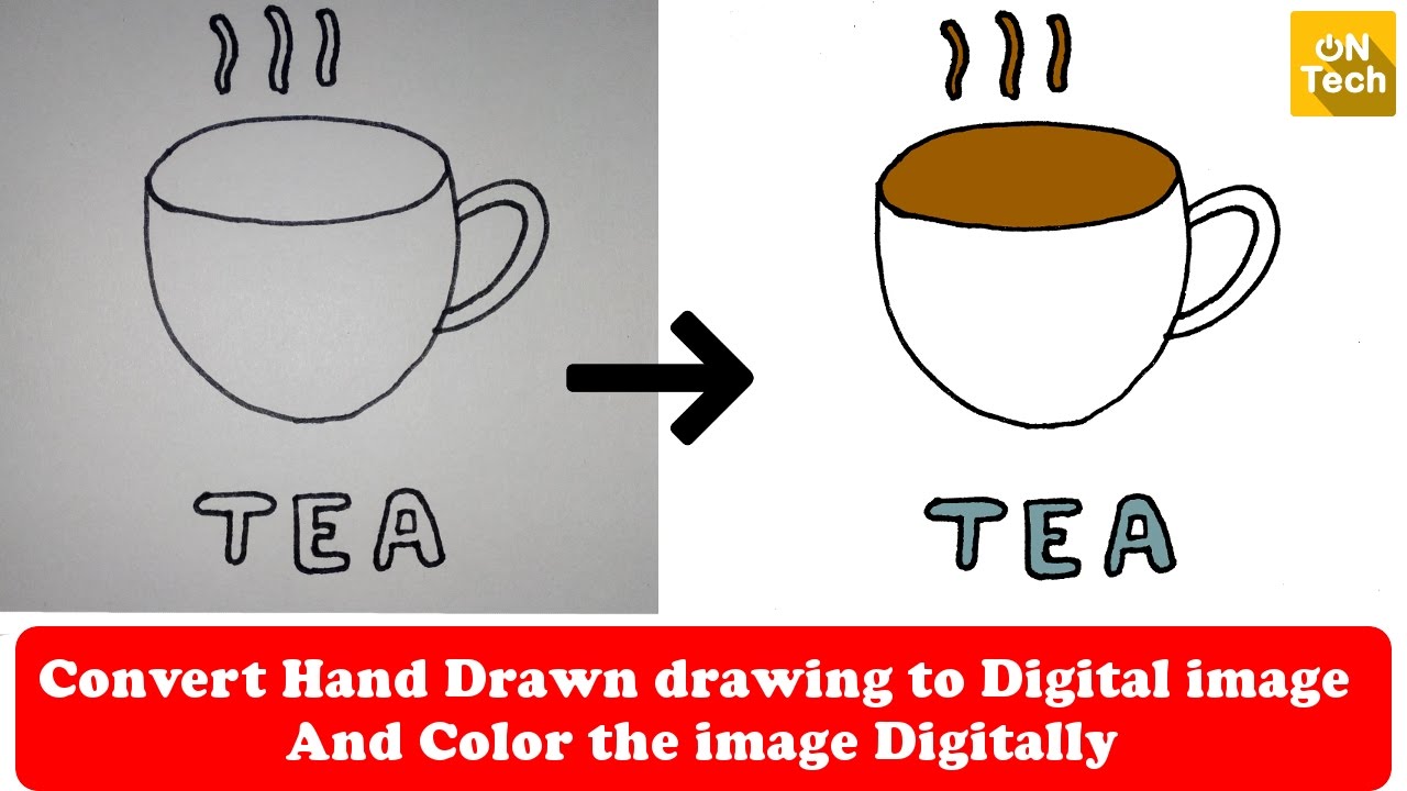 1280x720 How To Convert Hand Drawn Drawing To Digital Image - Drawing Converter
