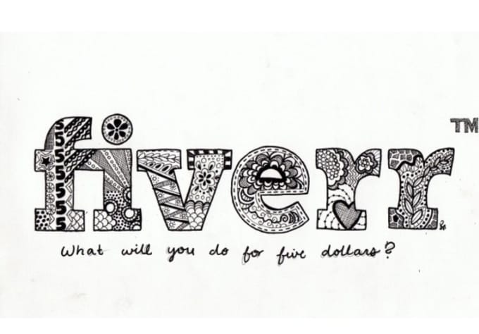 680x474 Hand Draw Any Wordyour Namelogo With Cool, Retro Designs In Each - Drawing Cool Letter Design