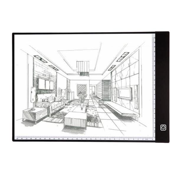 600x600 digital led tablet writing paint drawing copy pads board - Drawing Copy