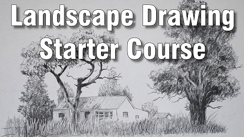 500x281 intro to landscape drawing course - Drawing Course
