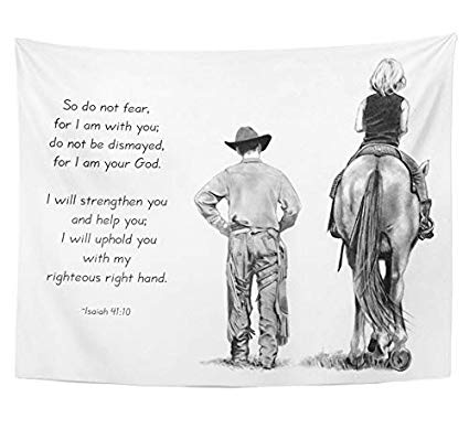 425x399 emvency tapestry polyester fabric print home decor - Drawing Cowboy