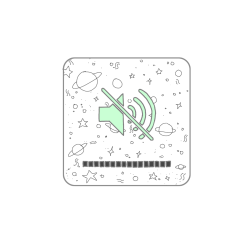 500x500 Drawing Art Iphone Green Space Stars Phone Apple Teal Planets - Drawing Credit