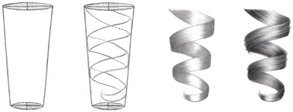 600x231 how to draw realistic hair the ultimate tutorial rapidfireart - Drawing Curls