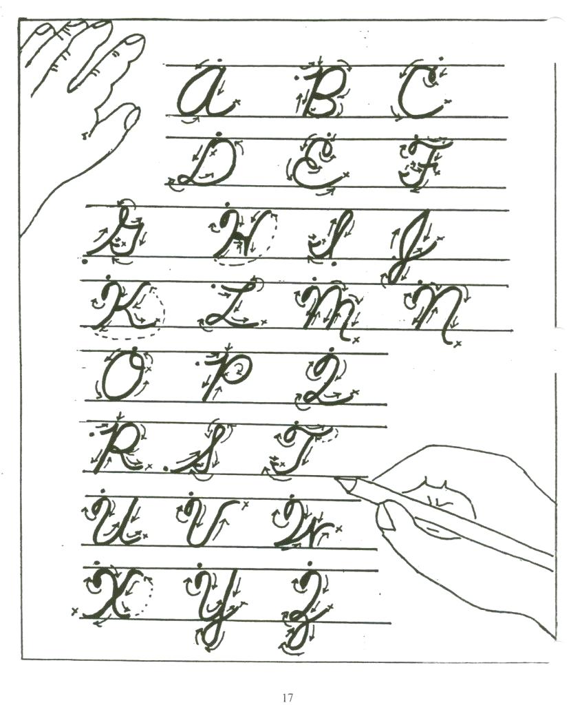 Drawing Cursive Letters at Explore collection of