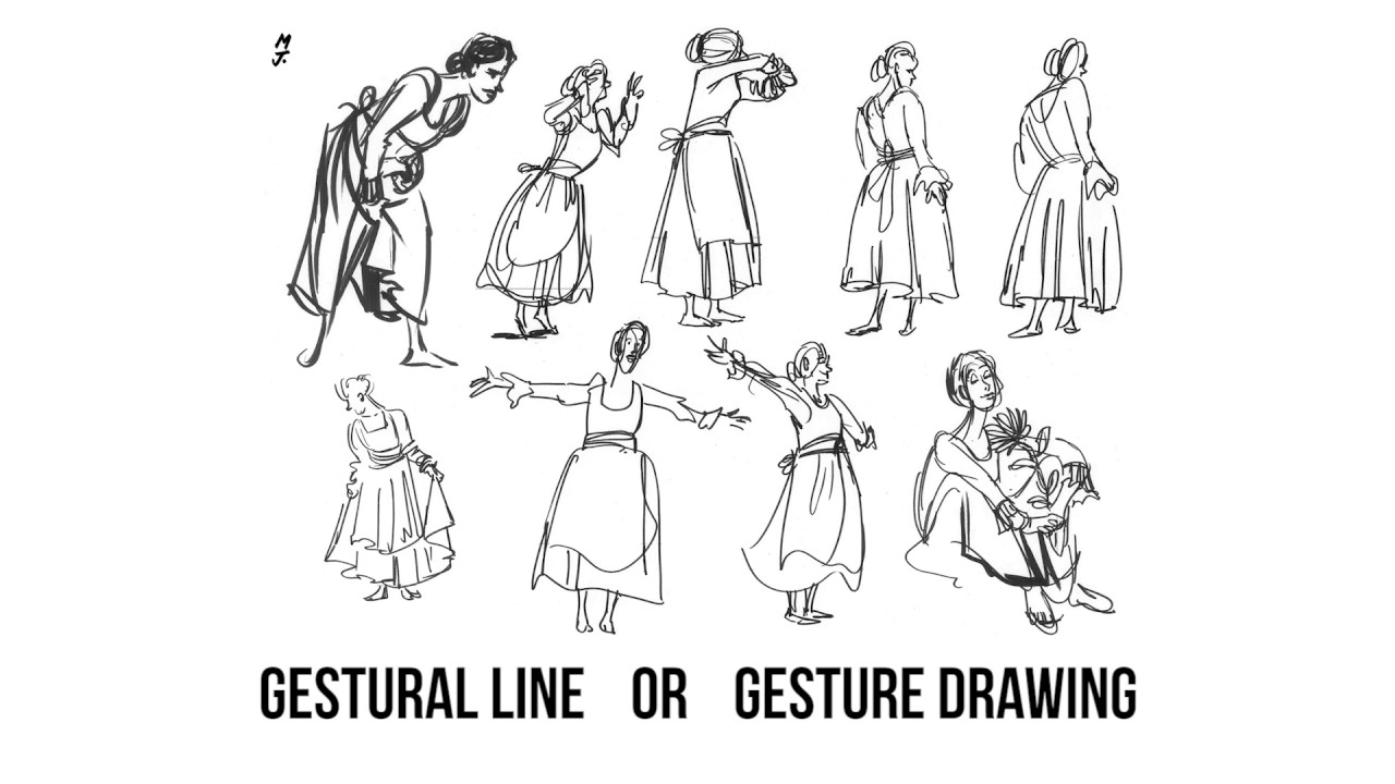 1280x720 gestural line or gesture drawing - Drawing Definition
