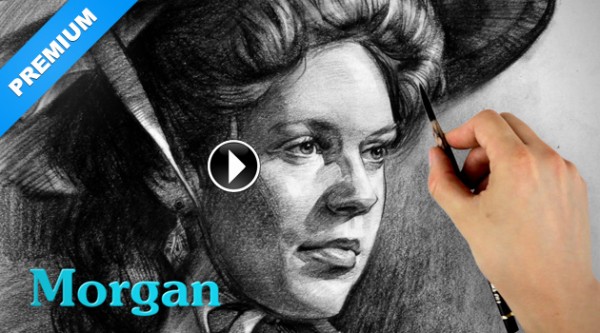 600x333 drawing morgan portrait drawing demo proko - Drawing Demo