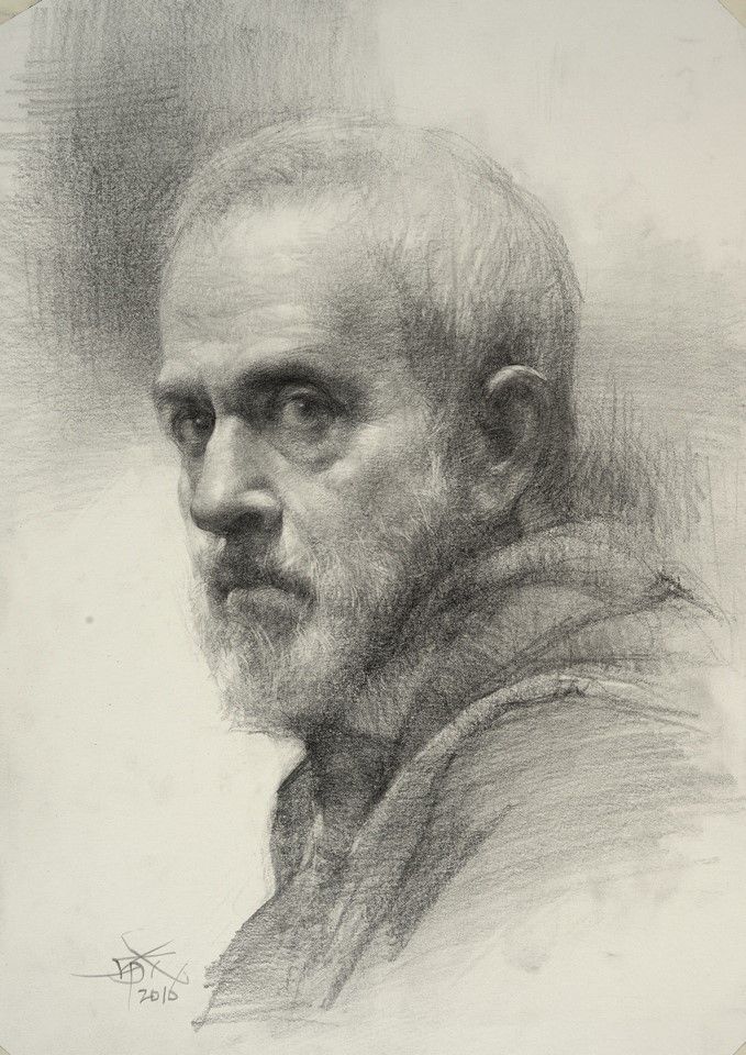 679x960 portrait pencil drawing, demo - Drawing Demo