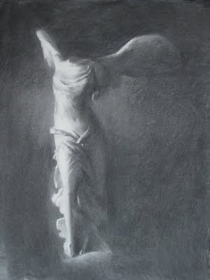 300x400 winged victory drawing demo - Drawing Demo