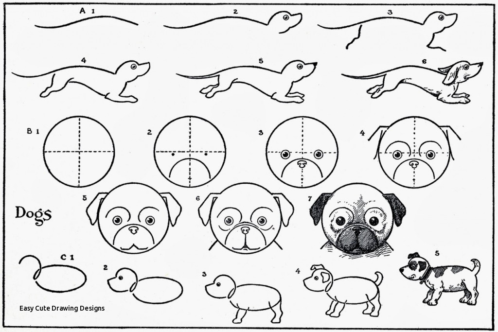 1024x683 Easy Cute Drawing Designs Easy Drawing Animals - Drawing Designs