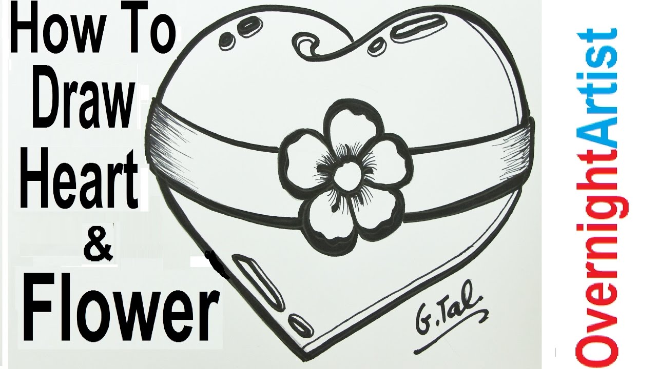 1280x720 Valentines New Draw Heart Easy Design Draw A Heart Drawing - Drawing Designs