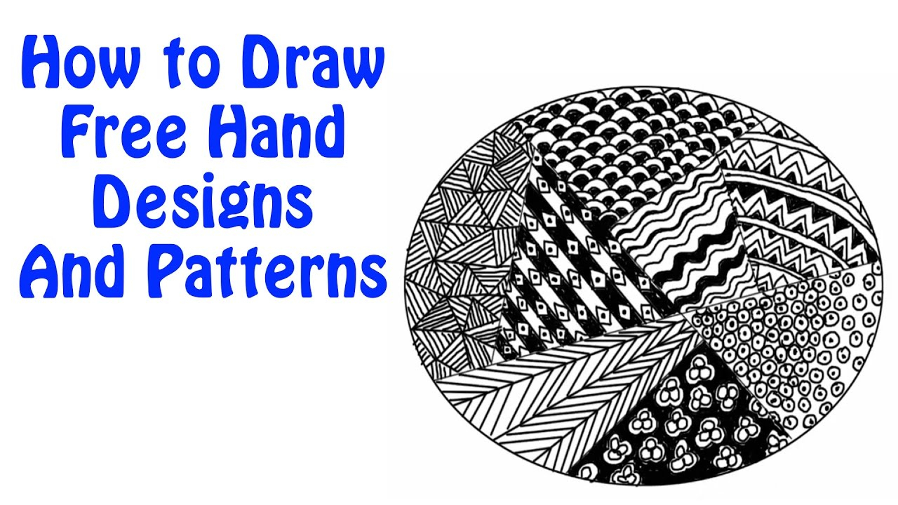 1280x720 Drawing Designs For Kids And Free Hand Design And Patters For Kids - Drawing Designs For Kids