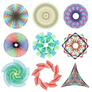 300x300 spirograph ruler design spiral drawing kids art craft diy stencil - Drawing Designs For Kids