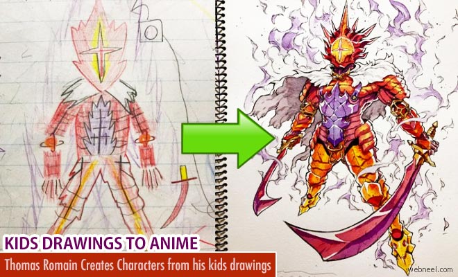 660x400 Awesome Anime Character Designs From Kids Drawings - Drawing Designs For Kids