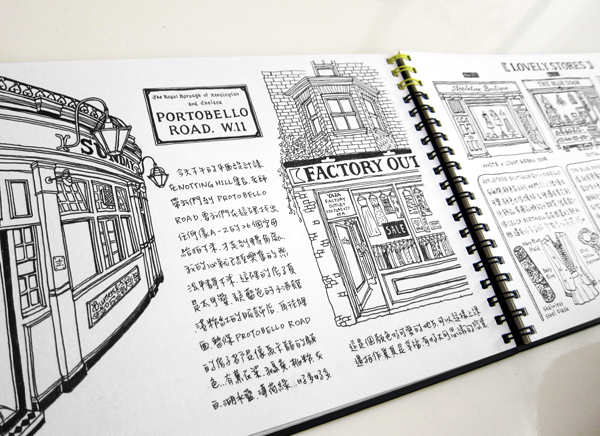 600x436 london drawing diary portobello road daizy gallery - Drawing Diary