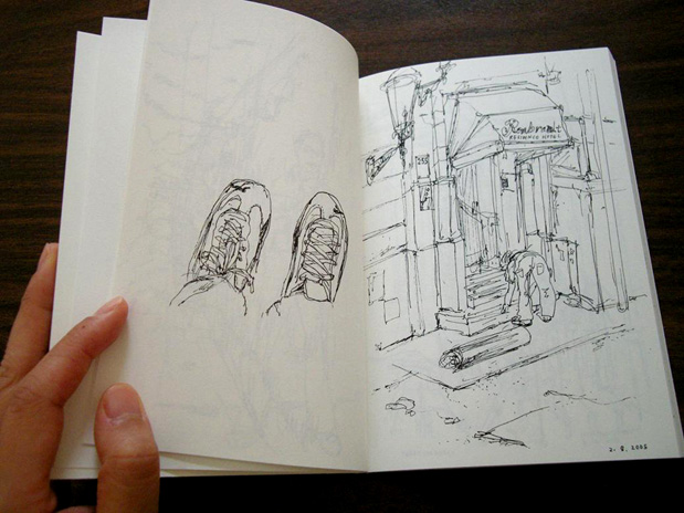 619x464 drawing diary netherlands rico art - Drawing Diary