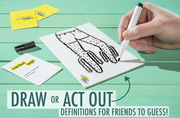 600x395 Urban Dictionary Game Party Game Inspired - Drawing Dictionary