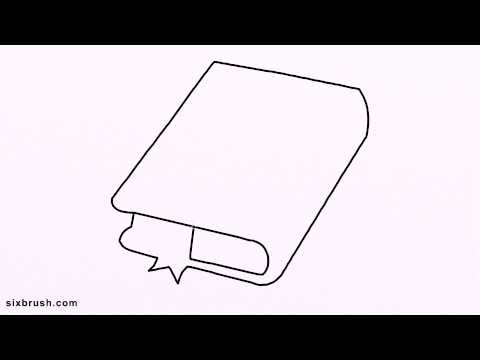 480x360 K How To Draw Dictionary For Kids Step - Drawing Dictionary