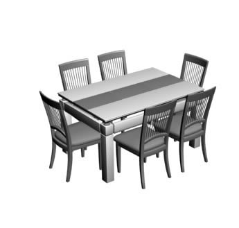 345x329 Dinner Table In Max Cad Download - Drawing Dining Table