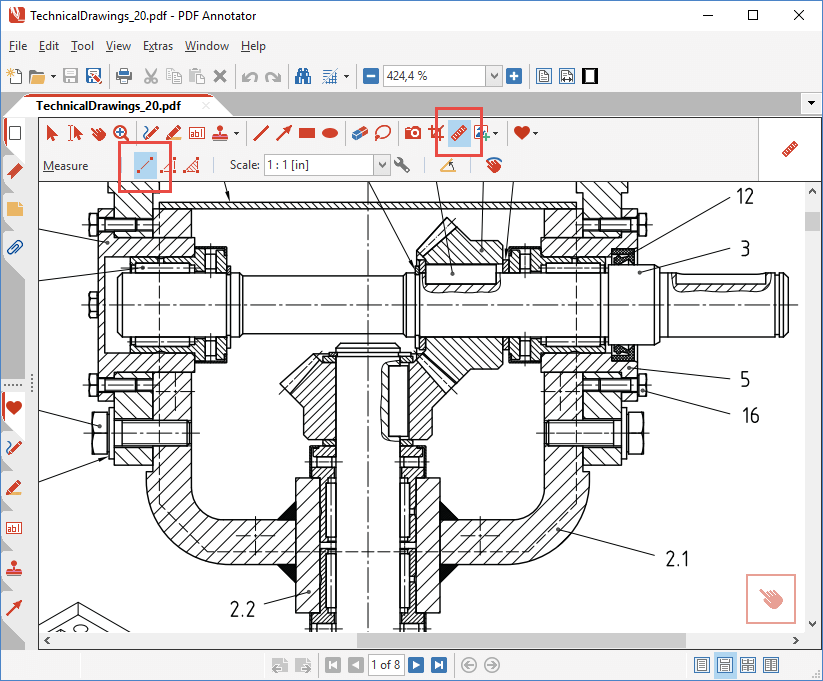 823x681 how to measure distances in technical drawings - Drawing Distance