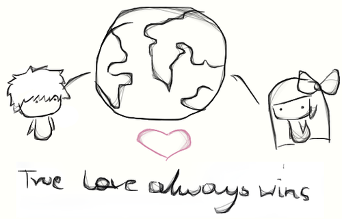 500x321 long distance relationship drawing - Drawing Distance