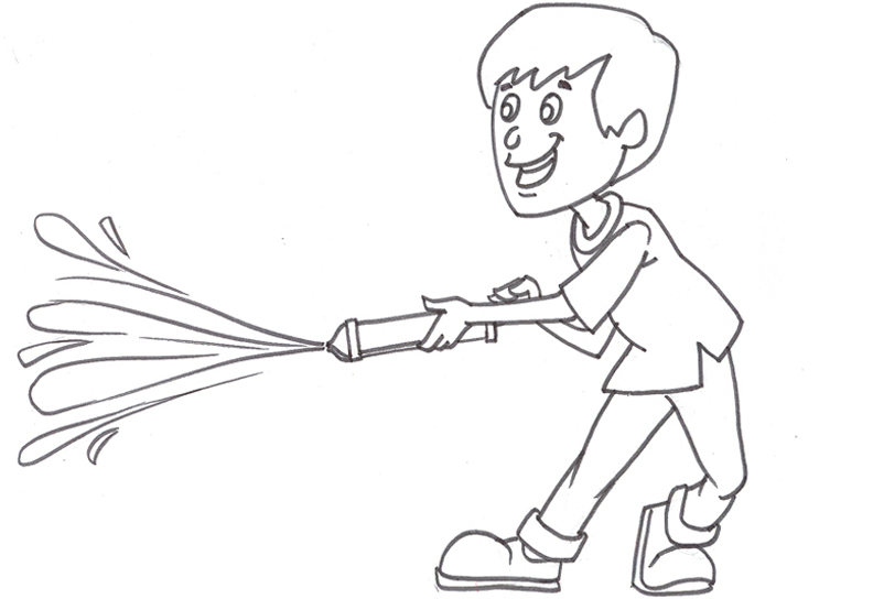 792x544 Happy Holi Pictures With Quotes And Drawingcolouring Free - Drawing Download