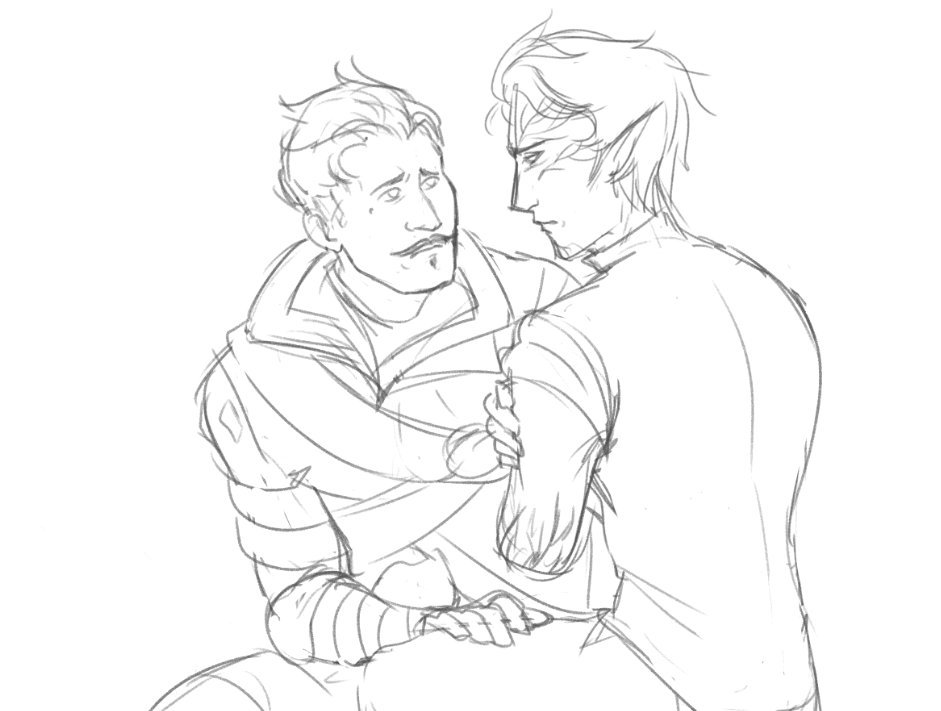 941x711 me drawing dragon age inquisition in it's more likely than - Drawing Dragon Age