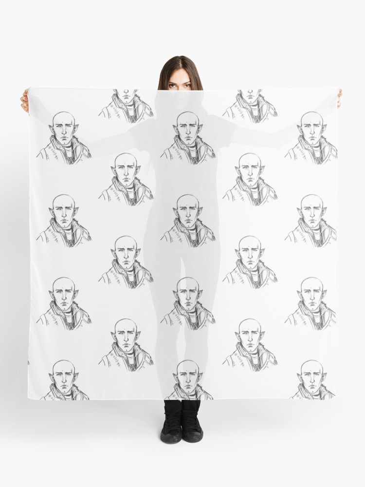 750x1000 Solas Dragon Age Inquisition Drawing Scarf - Drawing Dragon Age
