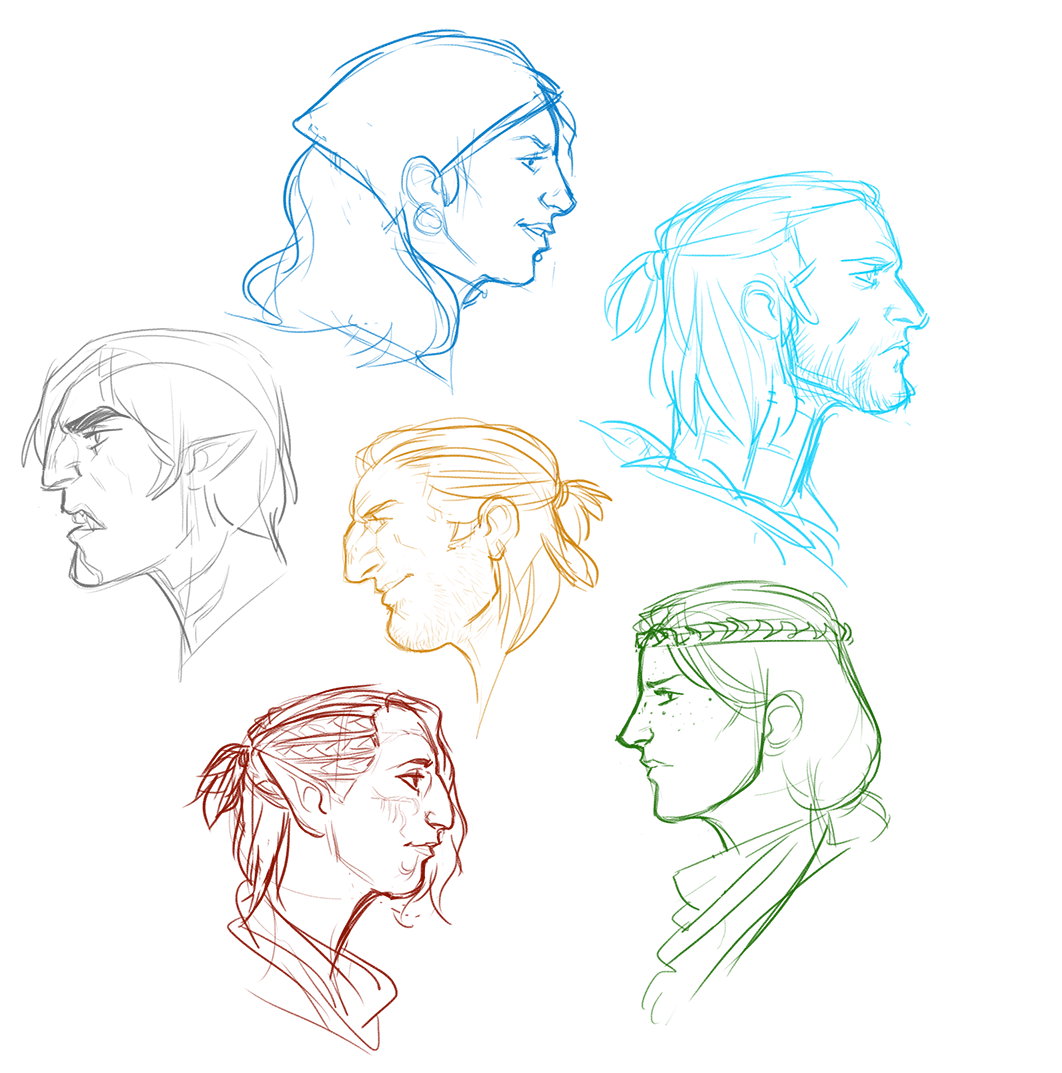 1062x1073 The Ghost And The Goblin Dragon Age Companions Fenris Was My - Drawing Dragon Age