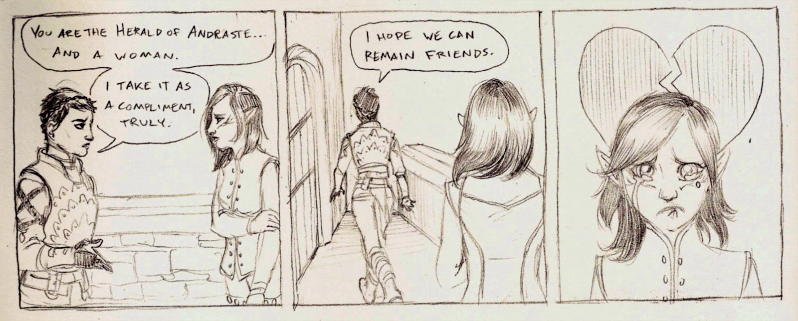 1600x644 This Are My Drawing Blargh Dragon Age Inquisition Rejected - Drawing Dragon Age