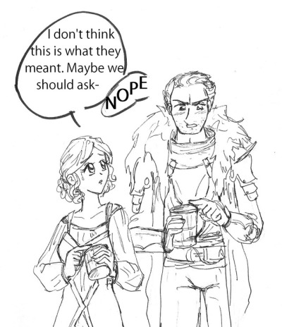 400x464 Dragon Age Day Drawing Challenge Tumblr - Drawing Dragon Age