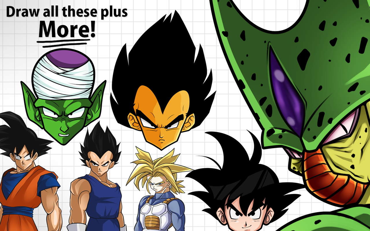 1280x800 How To Draw Dragon Ball Z Lite Edition Appstore - Drawing Dragon Ball Z Characters