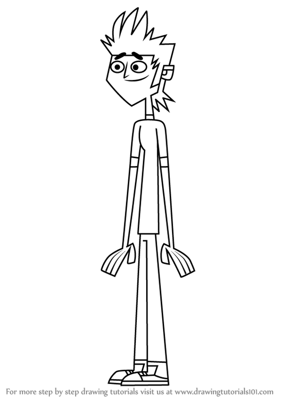 567x800 learn how to draw mike from total drama - Drawing Drama