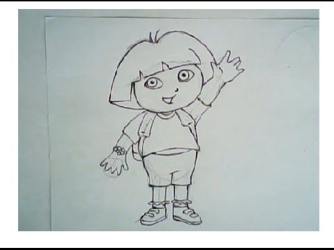 480x360 How To Draw Dora - Drawing Drawing