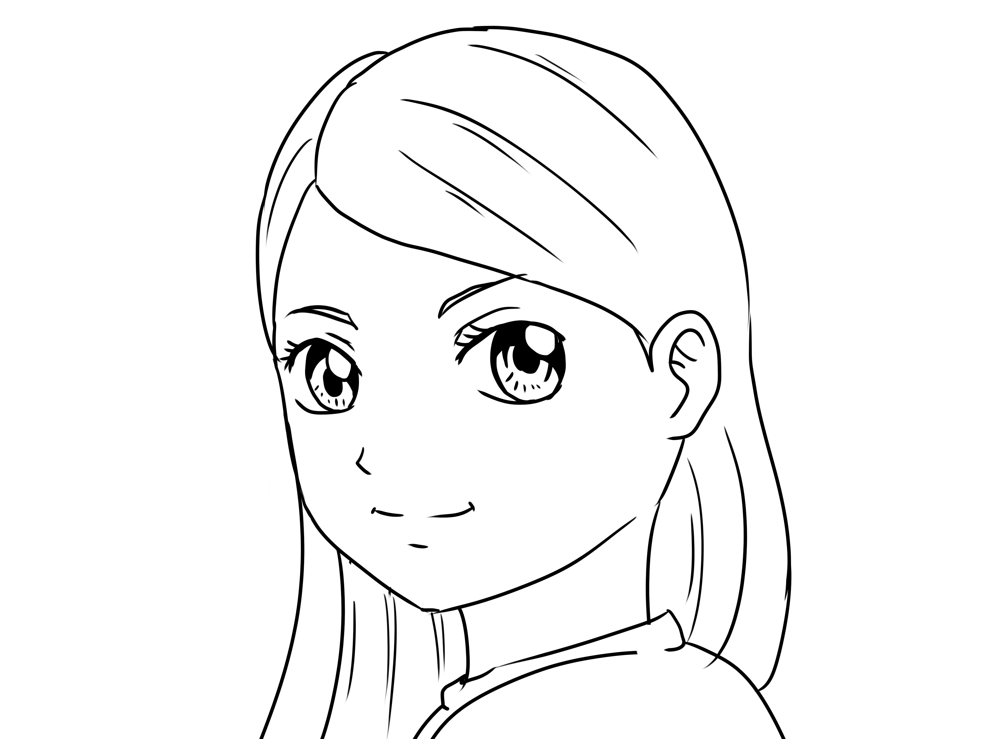 3200x2400 How To Draw Yourself As A Manga Girloy Steps - Drawing Drawing Girl