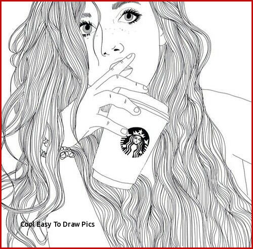 500x492 Drawing Of Girl - Drawing Drawing Girl