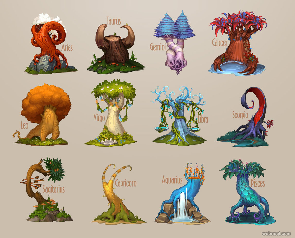 1214x981 Beautiful Tree Drawings And Creative Art Ideas From Top Artists - Drawing Drawing Ideas