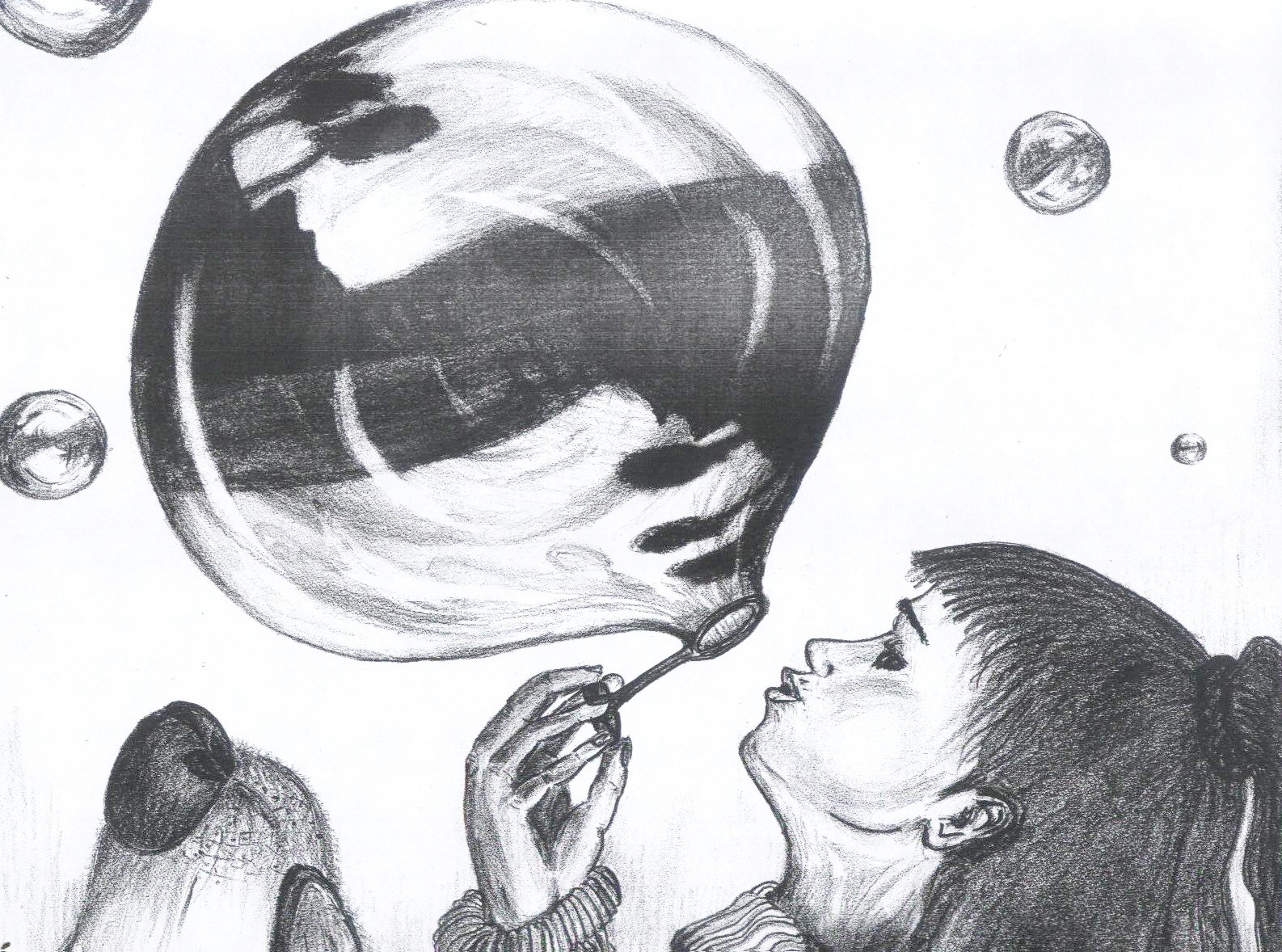 1586x1178 Drawing Contest Pictures Of Bubble - Drawing Drawing Images