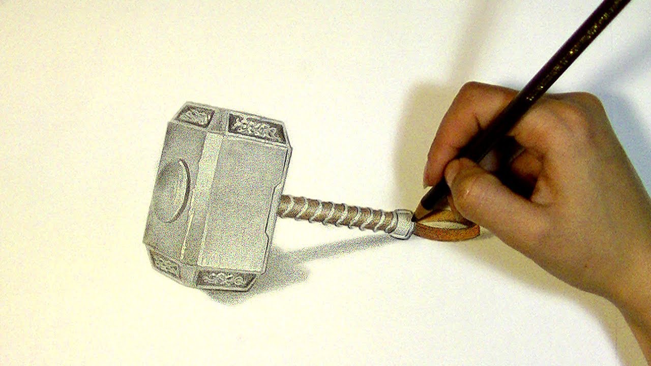 1280x720 Thor's Hammer Drawing - Drawing Drawing Images