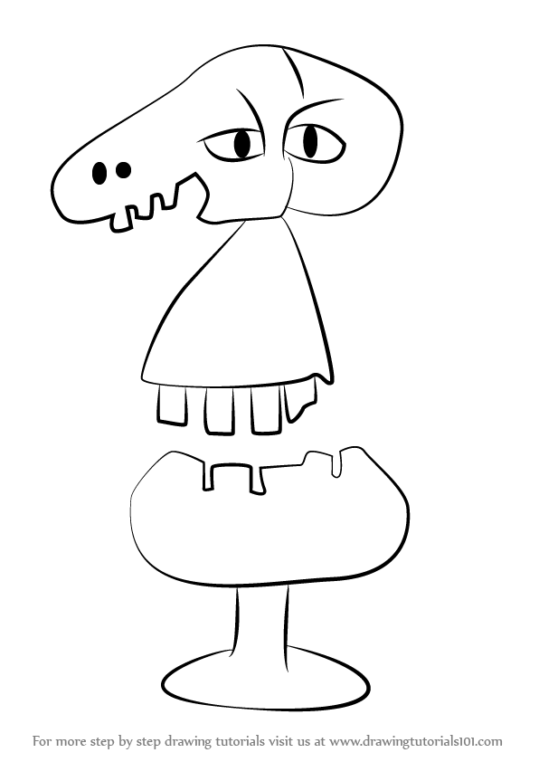 596x842 Learn How To Draw Mad Dummy From Undertale - Drawing Dummy