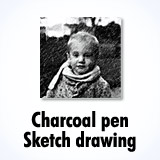 160x160 Online Sketch Drawing Effect On A Picture Convertimage - Drawing Effect Online
