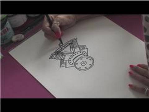 480x360 How To Draw Cars How To Draw A Car Engine - Drawing Engine