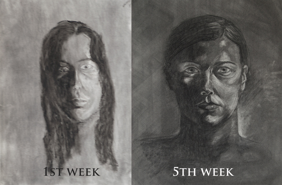 1100x723 student progress examples from my figure drawing course - Drawing Examples