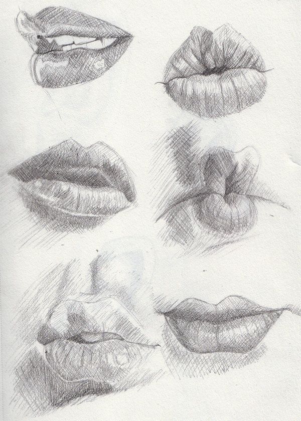 600x840 examples of lips - Drawing Examples