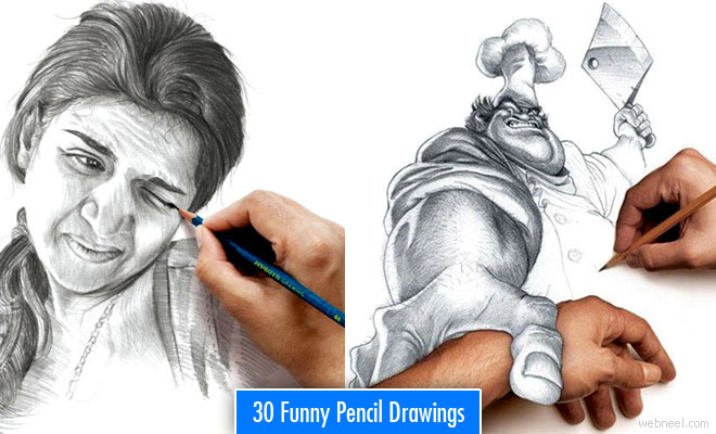 660x400 Most Funniest Pencil Drawings And Art Works - Drawing Expert
