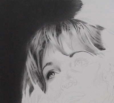 400x362 Hair Drawing Tutorial, How To Draw Realistic Hair - Drawing Fade