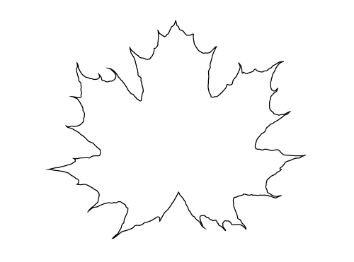 Drawing Fall Leaves Step By Step at PaintingValley.com | Explore ...