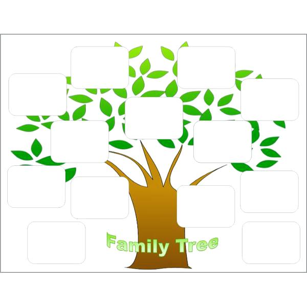 600x600 Tree Drawing No Leaves At Free For Personal Use Family Template - Drawing Family Tree Free